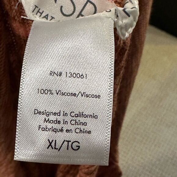 L*Space Textured Knit Midi Dress | XL | Burnt Orange | Chic & Comfy 🔥🧡 - Picture 4 of 6